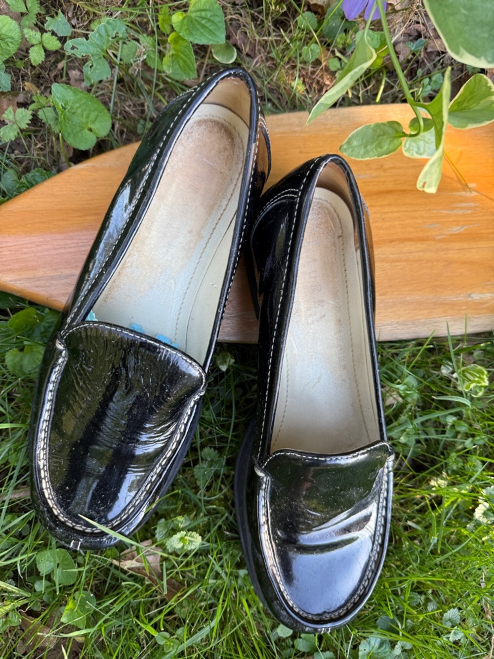 Lauren Ralph Lauren Black Patent Leather Women’s Loafers Sz. 7